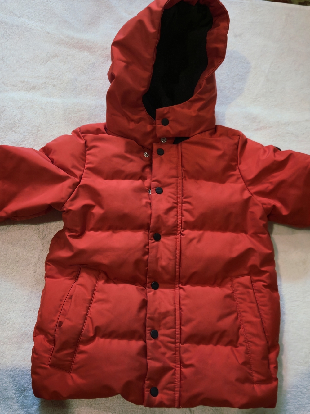 Jacadi Red Hooded Puffer Coat for Kids